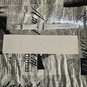 White Apple Watch Band 45mm